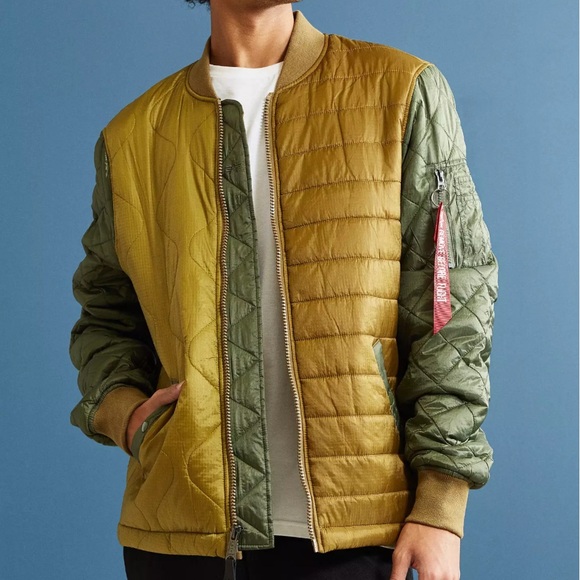 Alpha Industries Unisex Ally Bomber Jacket Size S - Picture 3 of 16